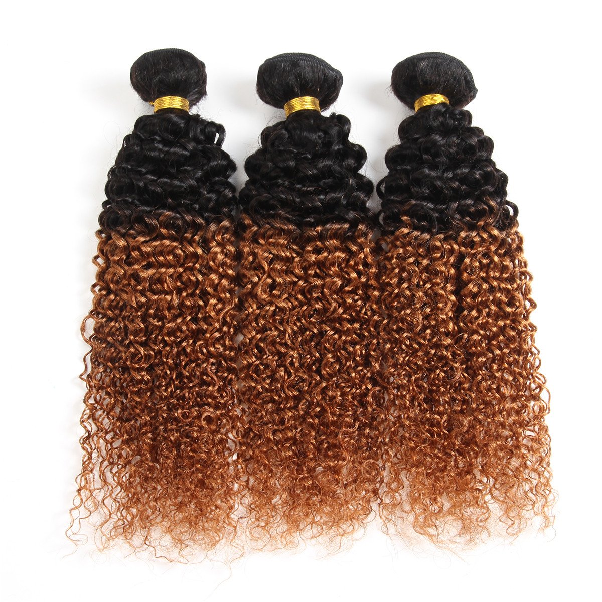 Jerry Curls Bundle - Two-tone Ombre T1B30