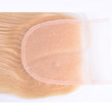 4x4 Blonde Closure Body Wave